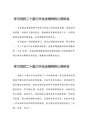 深入学习贯彻2024年党的二十届三中全会精神的心得体会25篇.docx