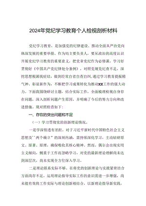 班子成员2024年党纪学习教育专题民主生活会四个方面问题对照检视材料17篇.docx