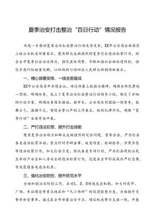 派出所开展2024年夏季治安打击整治专项行动总结报告15篇.docx
