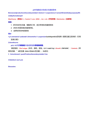 pH对细胞生长和成分含量的影响.docx