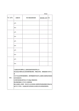 每日设备设施巡查维修表.docx