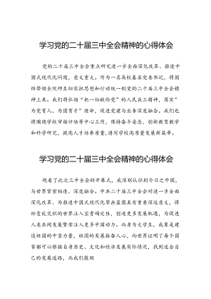 (最新版)学习二十届三中全会精神的心得感悟31篇.docx