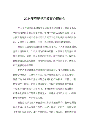 集团公司2024年党纪学习教育心得体会十四篇.docx