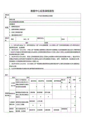 数据中心应急演练报告.docx