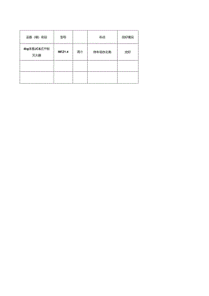 消防设施清单.docx