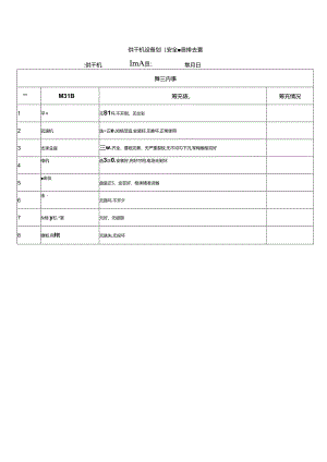 烘干机设备设施安全隐患排查表.docx