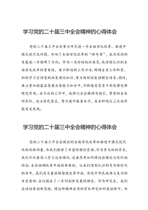 学习贯彻2024年二十届三中全会精神心得感悟二十七篇.docx