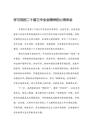 学习党的二十届三中全会精神的心得体会交流发言十四篇.docx