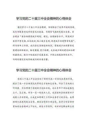 关于二十届三中全会精神的心得体会范例四十四篇.docx