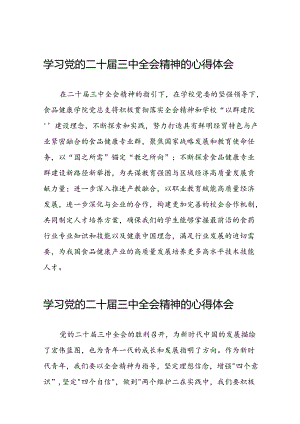 关于2024年党的二十届三中全会精神的心得体会二十六篇.docx