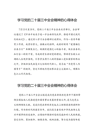 党员学习贯彻党的二十届三中全会精神心得体会合辑42篇.docx
