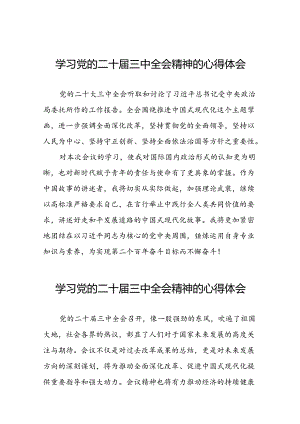 关于二十届三中全会精神的心得体会样本三十五篇.docx