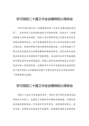 党的二十届三中全会精神学习心得交流发言四十篇.docx