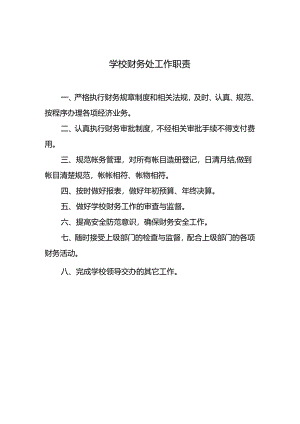 学校财务处工作职责.docx