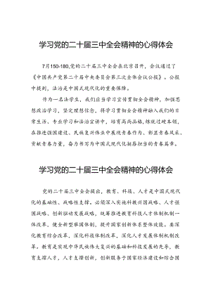 (最新版)学习二十届三中全会精神的心得体会优秀发言31篇.docx