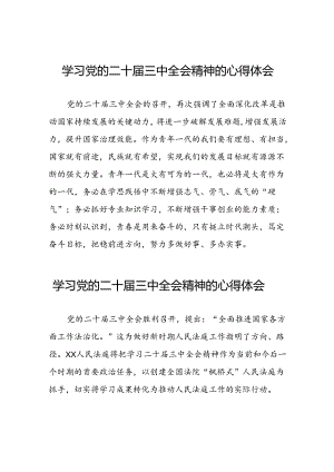 党的二十届三中全会精神的学习感悟样本28篇.docx