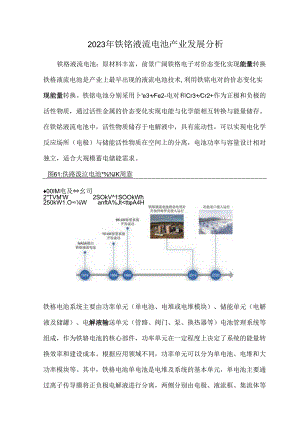 2023年铁铬液流电池产业发展分析.docx