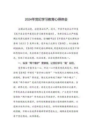 “学纪、知纪、明纪、守纪”党纪学习教育心得体会研讨发言材料十一篇.docx