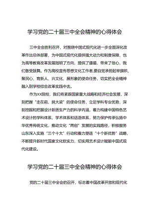 学习贯彻2024年二十届三中全会精神心得感悟范例二十七篇.docx