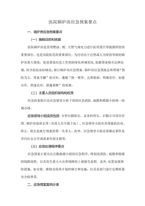 医院锅炉房应急预案要点.docx