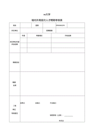 特聘教授聘期考核表.docx