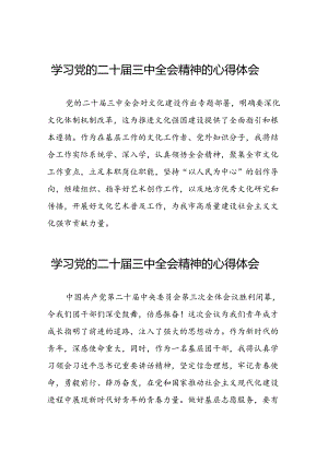 党的二十届三中全会精神学习心得体会精品汇编二十六篇.docx