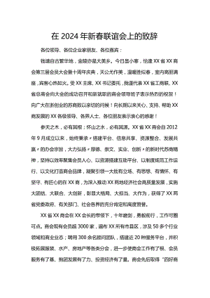 在2024年新春联谊会上的致辞.docx