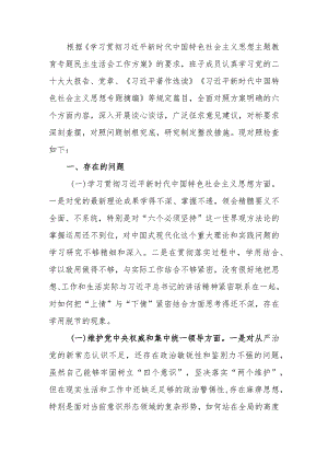 2023年第二批教育专题生活会班子发言提纲.docx
