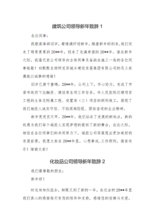 公司领导新年致辞十篇.docx