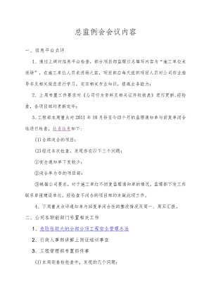 总监例会会议内容.docx