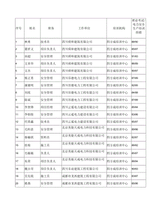 理论考试电力安全生产培训技能.docx