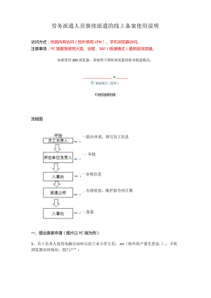 劳务派遣人员继续派遣的线上备案使用说明.docx