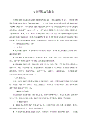 专业课程建设标准.docx