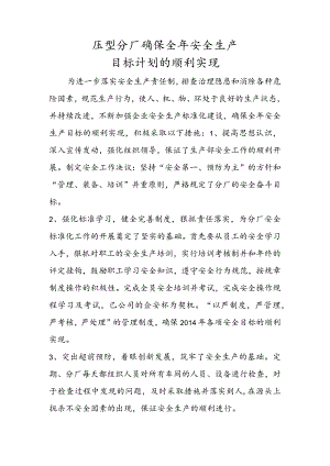 压型分厂确保全年安全生产目标计划的顺利实现.docx