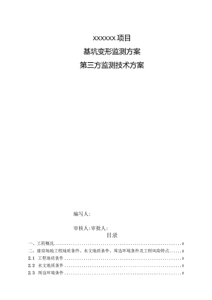 基坑监测方案.docx
