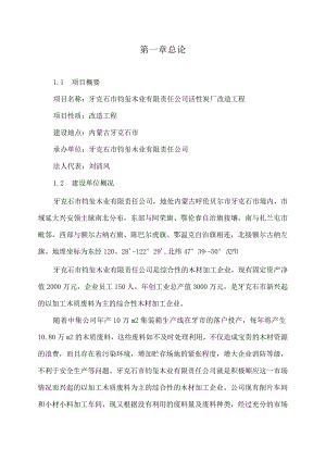 活性炭厂改造工程项目可行性研究报告.docx