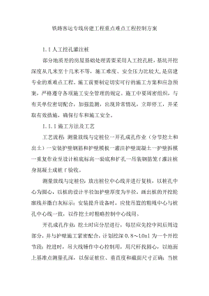 铁路客运专线房建工程重点难点工程控制方案.docx