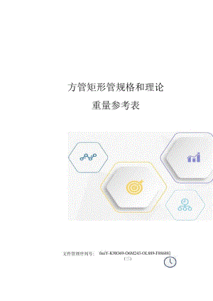 方管矩形管规格和理论重量参考表.docx