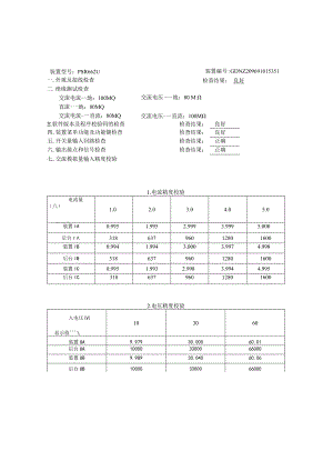 线路精度测控装置校验报告.docx