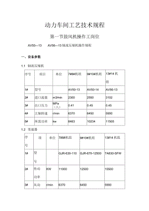 炼钢厂动力车间工艺技术规程.docx