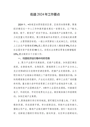 街道2024年工作要点.docx