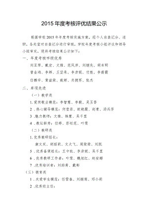 2014年度考核评优汇总.docx