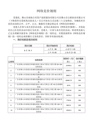 《股权竞价规则》.docx