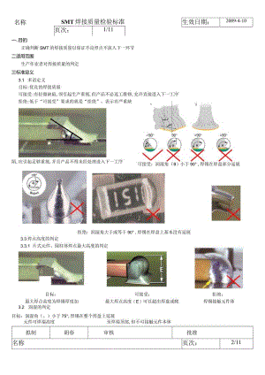 SMT069-01-SMT焊接质量检验标准.docx
