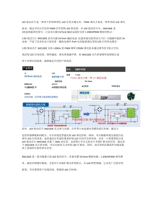LED驱动芯片PWM调光方案-带5V辅助电源方案推荐SM2183E.docx