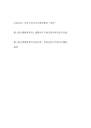 2024年党员干部实干担当专题研讨发言3篇.docx