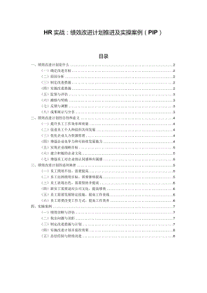 HR实战：绩效改进计划推进及实操案例（PIP）.docx