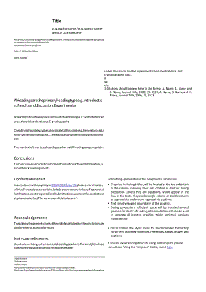 RSC《TheRoyalSocietyofChemistry》论文投稿模板.docx