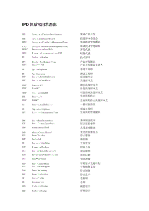 IPD集成产品开发教程.docx