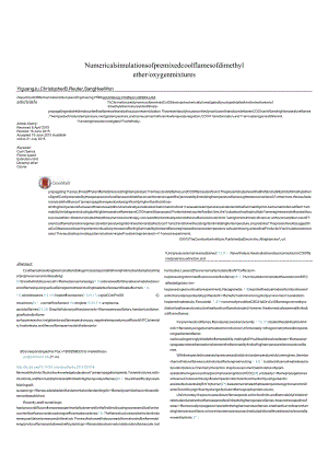 Numericalsimulationsofpremixedcoolflamesofdimethylether／oxygenmixtures.docx